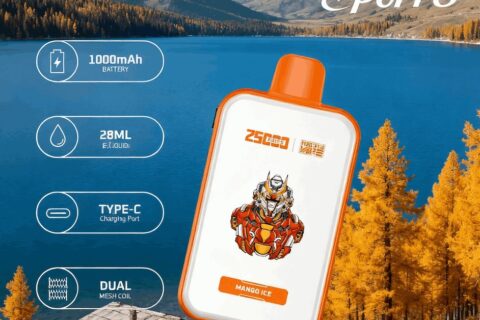 DE022 Einweg E-Zigarette 25000 Züge mit Vollbildschirm wiederaufladbar und einstellbarer Luftstrom ATVS Vape E-Zigaretten