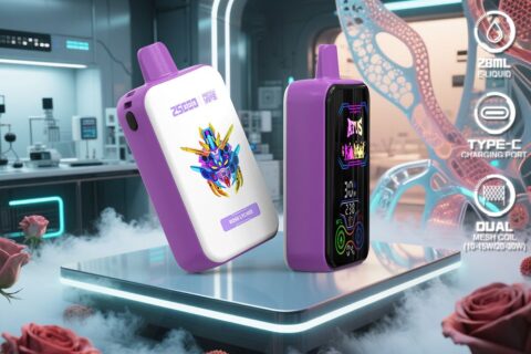 DE022 Einweg E-Zigarette 25000 Züge mit Vollbildschirm wiederaufladbar und einstellbarer Luftstrom ATVS Vape E-Zigaretten