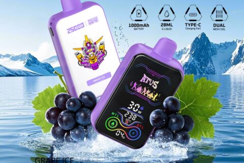 DE022 Einweg E-Zigarette 25000 Züge mit Vollbildschirm wiederaufladbar und einstellbarer Luftstrom ATVS Vape E-Zigaretten