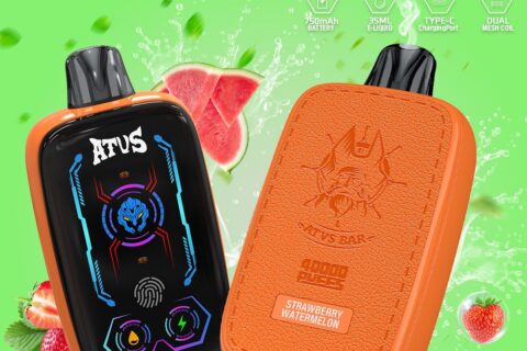 DE023 Einweg E-Zigarette 40000 Züge mit Vollbildschirm wiederaufladbar und einstellbarer Luftstrom ATVS Vape E-Zigaretten