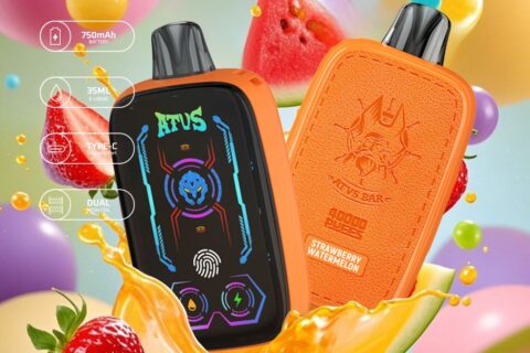 DE023 Einweg E-Zigarette 40000 Züge mit Vollbildschirm wiederaufladbar und einstellbarer Luftstrom ATVS Vape E-Zigaretten