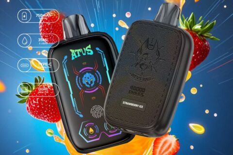 DE023 Einweg E-Zigarette 40000 Züge mit Vollbildschirm wiederaufladbar und einstellbarer Luftstrom ATVS Vape E-Zigaretten