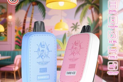 DE023 Einweg E-Zigarette 40000 Züge mit Vollbildschirm wiederaufladbar und einstellbarer Luftstrom ATVS Vape E-Zigaretten