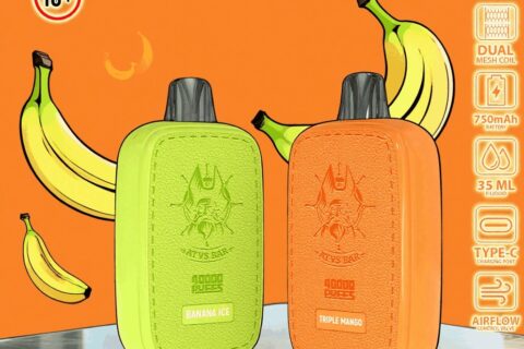 DE023 Einweg E-Zigarette 40000 Züge mit Vollbildschirm wiederaufladbar und einstellbarer Luftstrom ATVS Vape E-Zigaretten