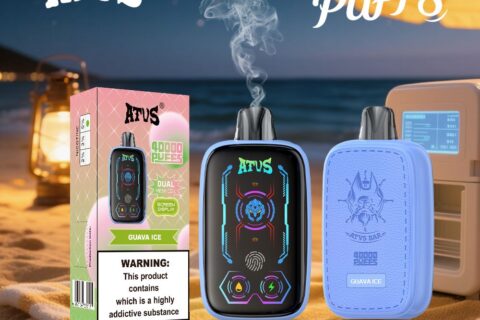 DE023 Einweg E-Zigarette 40000 Züge mit Vollbildschirm wiederaufladbar und einstellbarer Luftstrom ATVS Vape E-Zigaretten