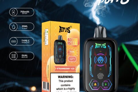 DE023 Einweg E-Zigarette 40000 Züge mit Vollbildschirm wiederaufladbar und einstellbarer Luftstrom ATVS Vape E-Zigaretten