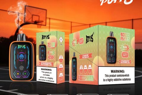 DE023 Einweg E-Zigarette 40000 Züge mit Vollbildschirm wiederaufladbar und einstellbarer Luftstrom ATVS Vape E-Zigaretten