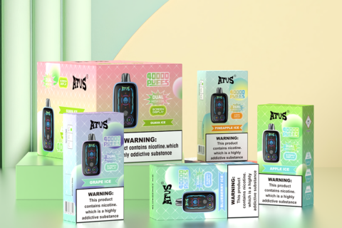 DE023 Einweg E-Zigarette 40000 Züge mit Vollbildschirm wiederaufladbar und einstellbarer Luftstrom ATVS Vape E-Zigaretten