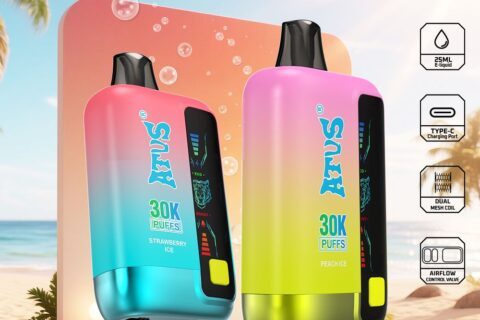 DE026 30000 Puffs Einweg Vape mit LED Display und regulierbarem Luftstrom