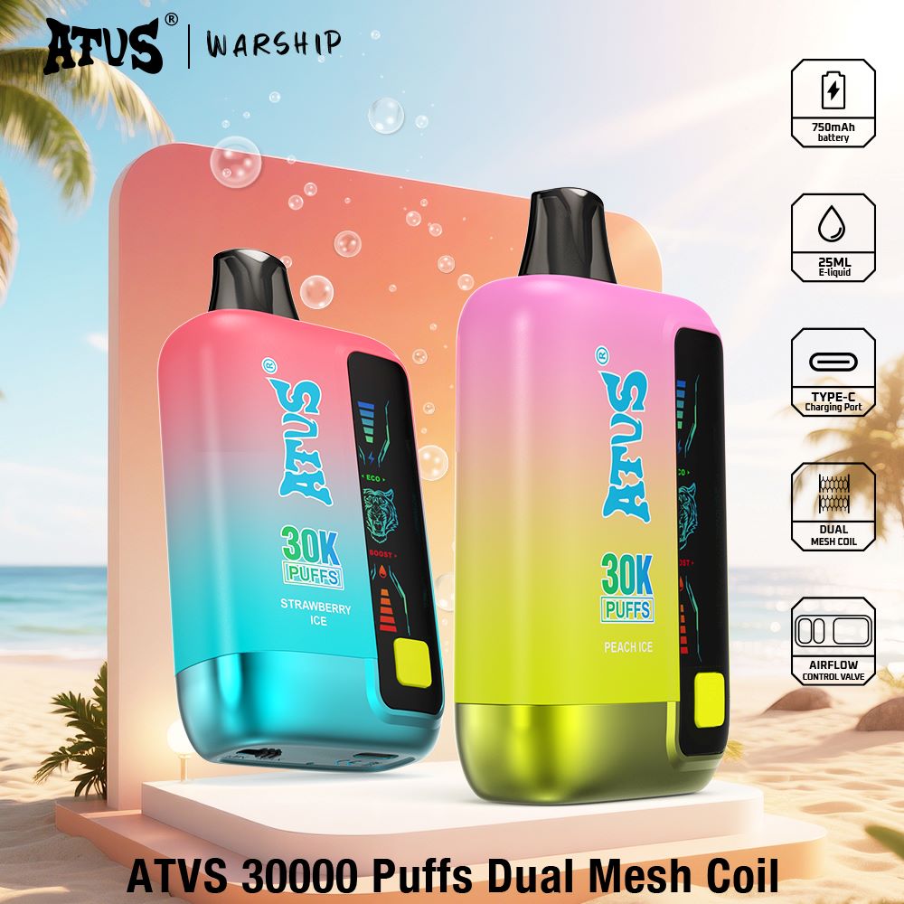 DE026 30000 Puffs Einweg Vape mit LED Display und regulierbarem Luftstrom