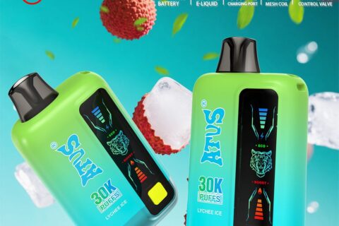 DE026 30000 Puffs Einweg Vape mit LED Display und regulierbarem Luftstrom ATVS Vape