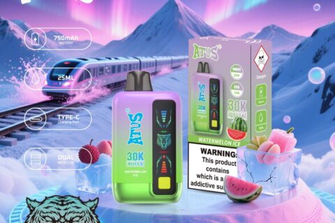 DE026 30000 Puffs Einweg Vape mit LED Display und regulierbarem Luftstrom ATVS Vape