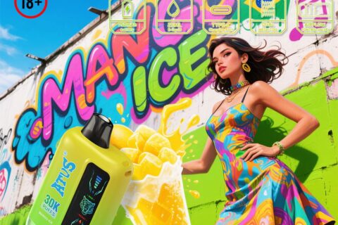 DE026 30000 Puffs Einweg Vape mit LED Display und regulierbarem Luftstrom ATVS Vape