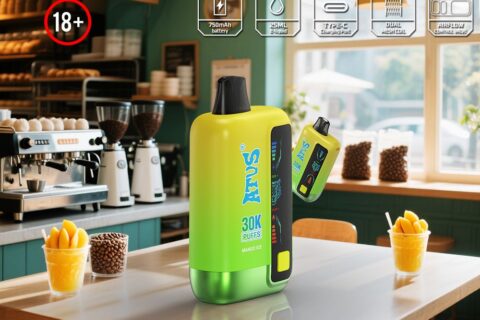 DE026 30000 Puffs Einweg Vape mit LED Display und regulierbarem Luftstrom ATVS Vape