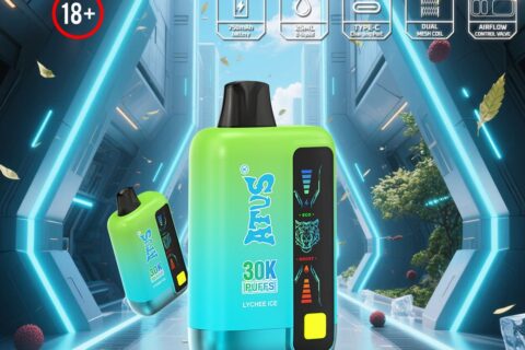 DE026 30000 Puffs Einweg Vape mit LED Display und regulierbarem Luftstrom ATVS Vape
