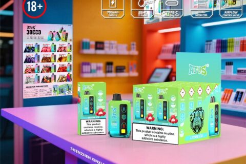 DE026 30000 Puffs Einweg Vape mit LED Display und regulierbarem Luftstrom ATVS Vape