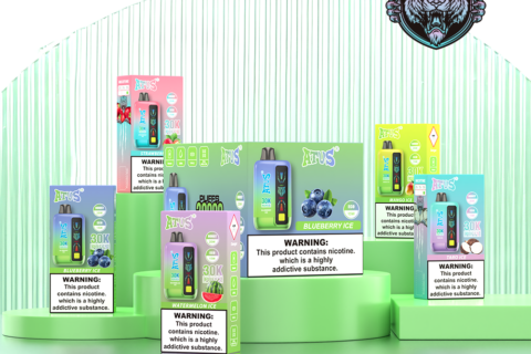 DE026 30000 Puffs Einweg Vape mit LED Display und regulierbarem Luftstrom ATVS Vape