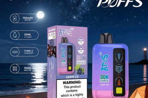 DE026 30000 Puffs Einweg Vape mit LED Display und regulierbarem Luftstrom ATVS Vape