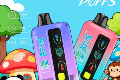 DE026 30000 Puffs Einweg Vape mit LED Display und regulierbarem Luftstrom ATVS Vape