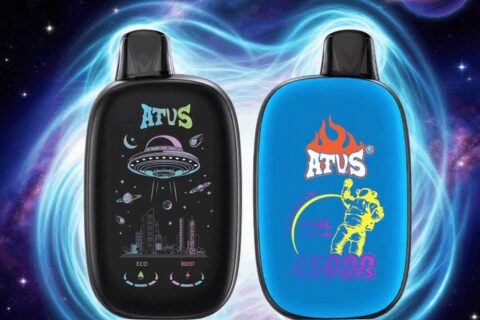 DE027 Einweg E-Zigarette 45000 Züge mit Vollbildschirm wiederaufladbar und einstellbarer Luftstrom ATVS Vape E-Zigaretten