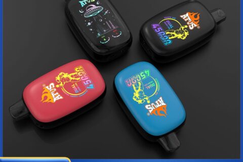 DE027 Einweg E-Zigarette 45000 Züge mit Vollbildschirm wiederaufladbar und einstellbarer Luftstrom ATVS Vape E-Zigaretten