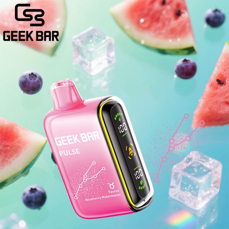 Geek Bar Einweg E-Zigaretten 15000 Züge mit LED-Anzeige wiederaufladbar und einstellbarer Luftstrom